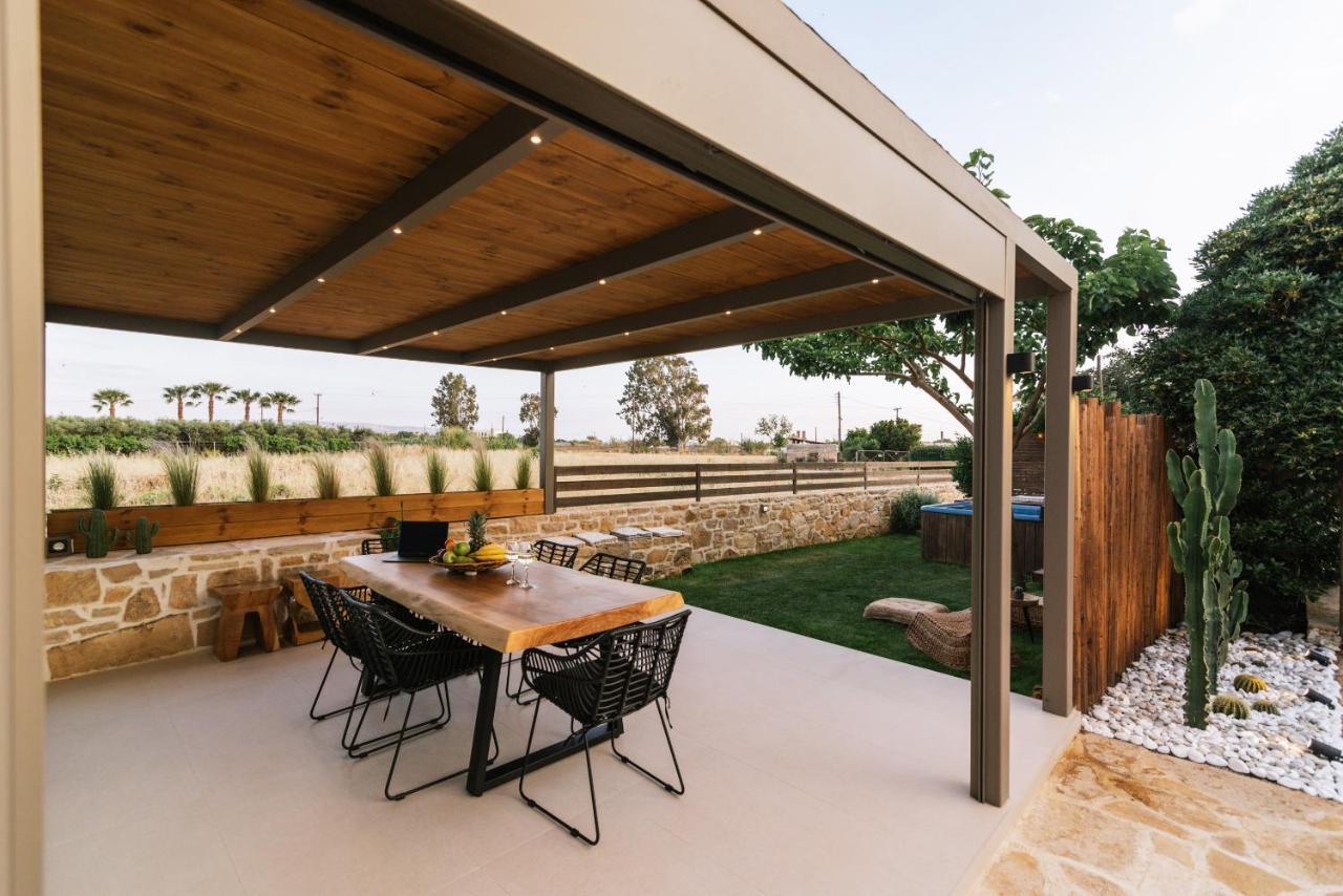 Villa Repsimia With Private Jacuzzi Кокинос Пиргос Екстериор снимка