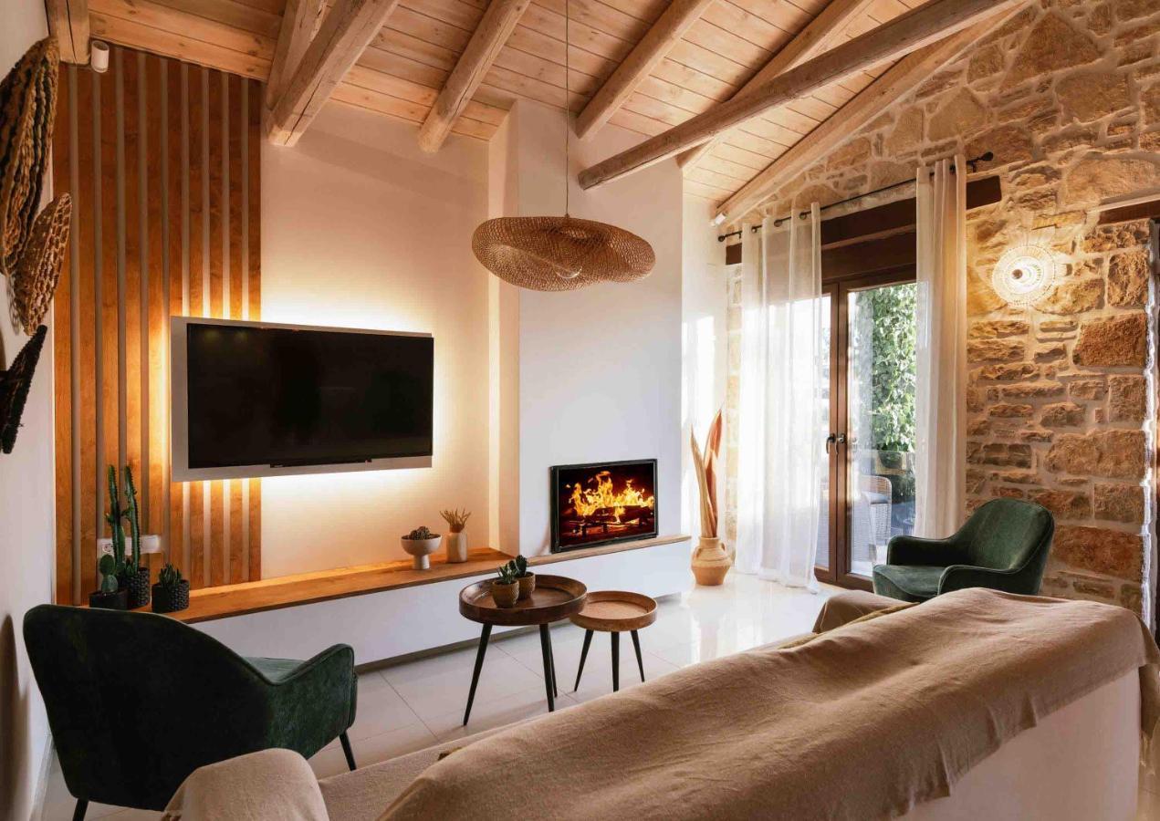 Villa Repsimia With Private Jacuzzi Кокинос Пиргос Екстериор снимка